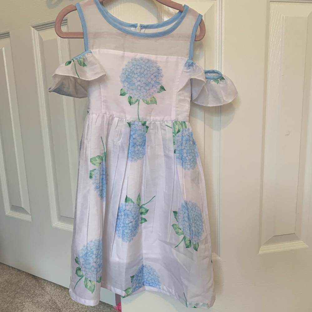 Girls hydrangea dress